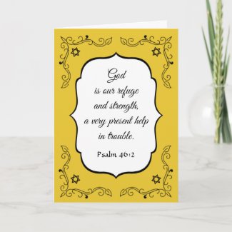 Flourish Encouragement Bible Verse Sympathy Card