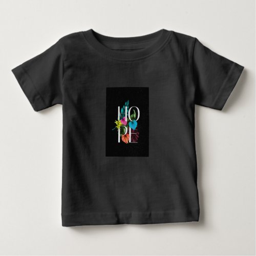 Flourish every day with flowers baby T_Shirt
