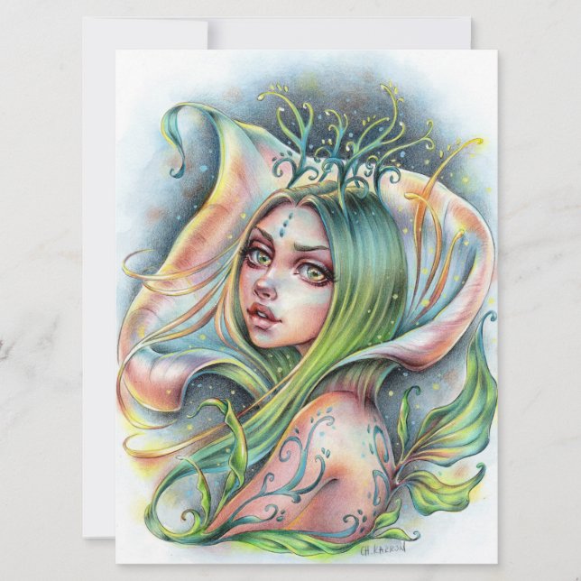 Flourish Fae Flower Fairy Princess Art Card (Front)