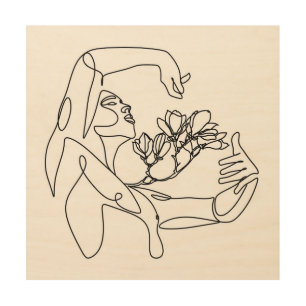 Flourish – Feminine Line Art with Flowers