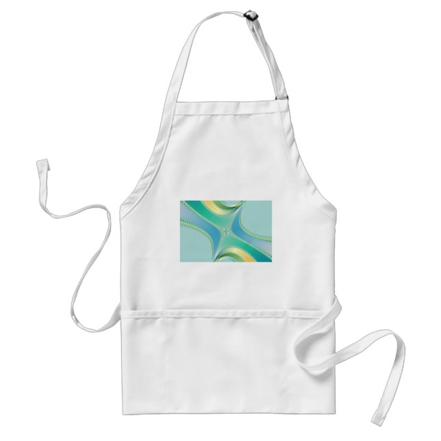 Flourish - Fractal Art Adult Apron (Front)