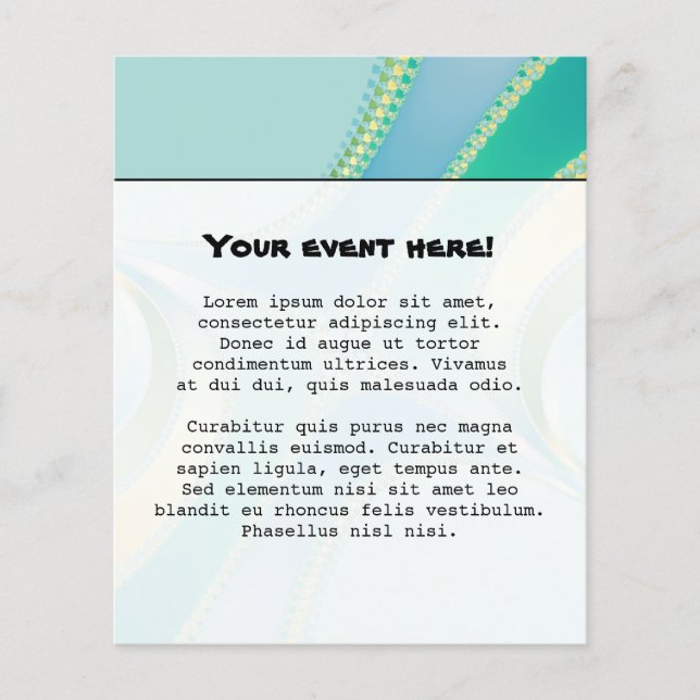 Flourish - Fractal Art Flyer (Front)