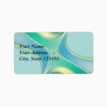 Flourish - Fractal Art Label