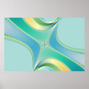 Flourish - Fractal Art Poster