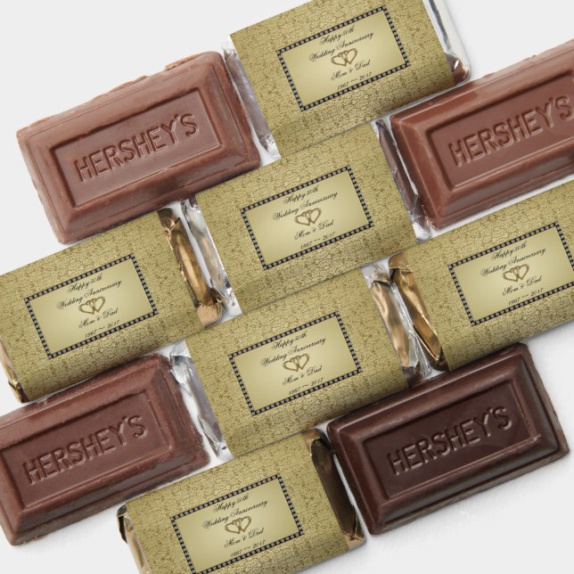 Flourish Golden Wedding Anniversary  Hershey's Miniatures (Assorted)