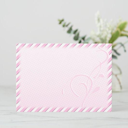 Flourish, Pink Dots and Stripes (Standing Front)