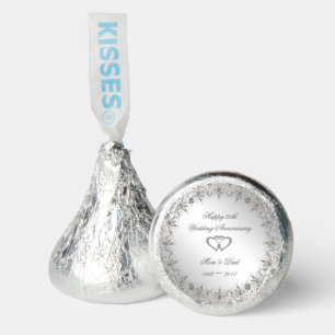 Flourish Silver 25th Wedding Anniversary Hershey K Hershey®'s Kisses®