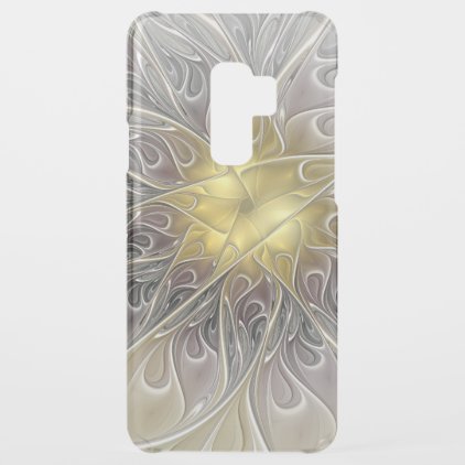 Flourish With Gold Modern Abstract Fractal Flower Uncommon Samsung Galaxy S9 Plus Case