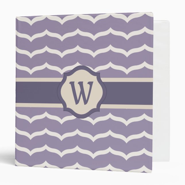 Flourished Zigzag Binder (Front/Inside)