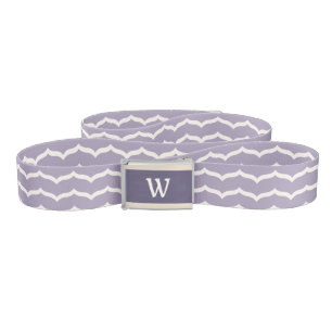 Flourished Zigzag Casual Belt