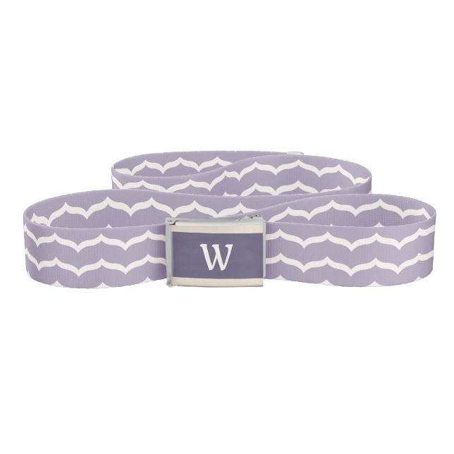 Flourished Zigzag Casual Belt (Zig-Zag)
