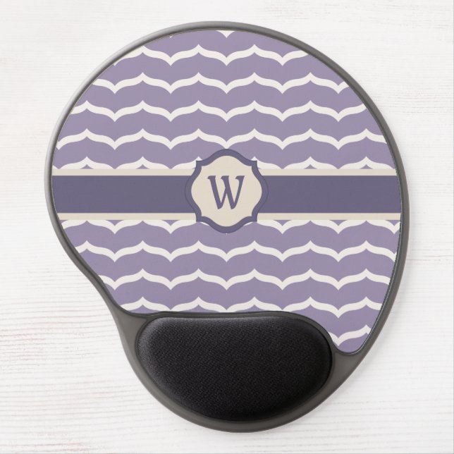 Flourished Zigzag Gel Mousepad (Front)