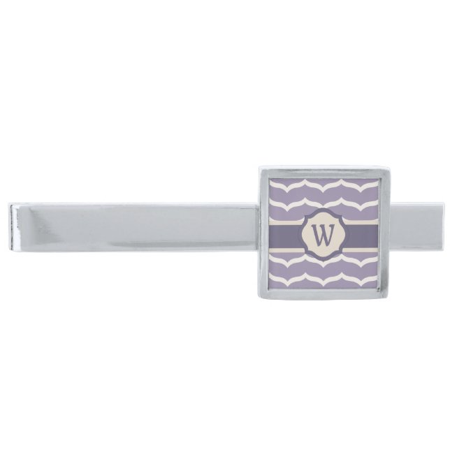 Flourished Zigzag Tie Bar (Front)