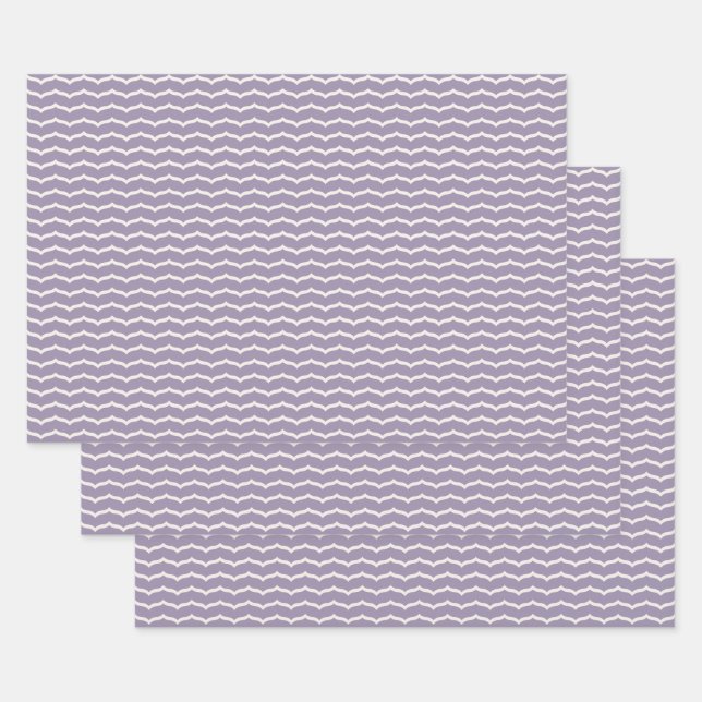 Flourished Zigzag Wrapping Paper Set (Set)