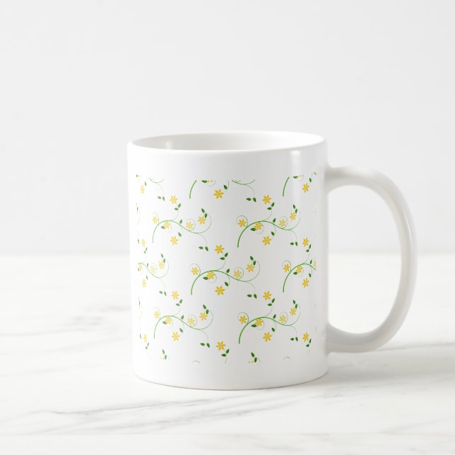 Flourishes and Flowers Coffee Mug (Right)