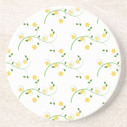Flourishes and Flowers Drink Coaster