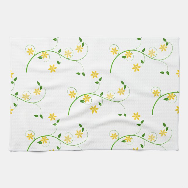 Flourishes and Flowers Towel (Horizontal)