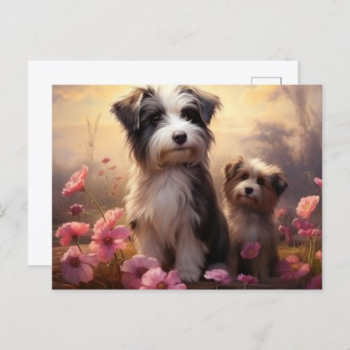 Flourishing Dog Postcard