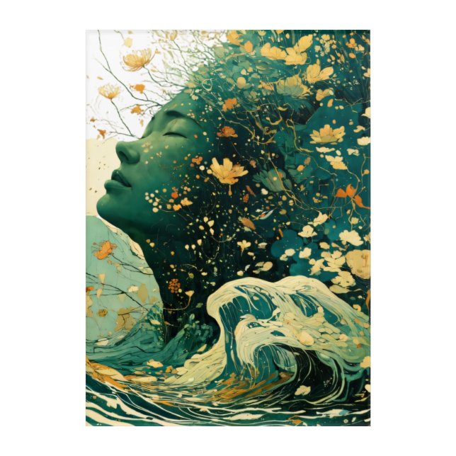 Flourishing Essence Acrylic Print (Front)