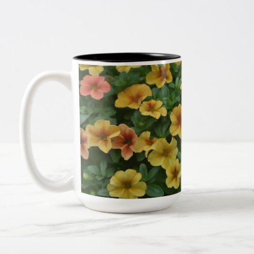 Flourishing Flora Two_Tone Coffee Mug