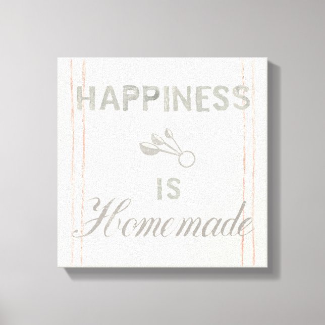 Floursack Kitchen VIII Canvas Print (Front)