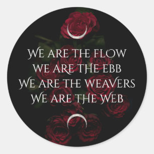 Flow and Ebb sticker