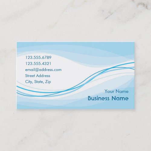 Flow Business Card (blue)