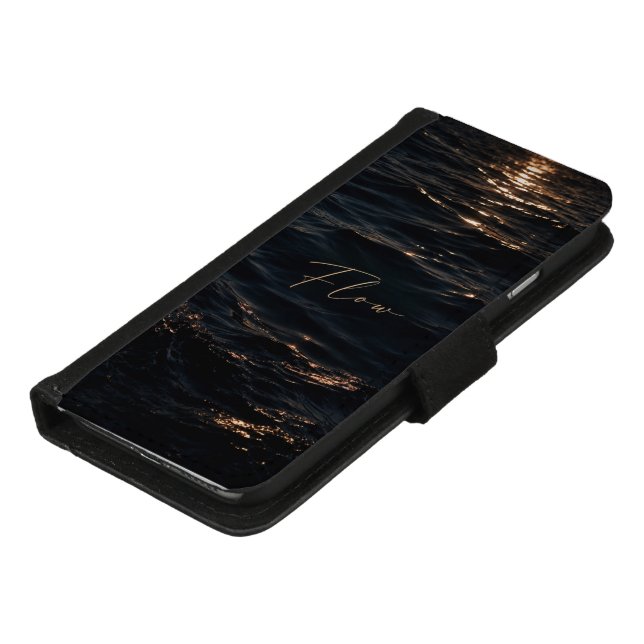 Flow - Deep Waters iPhone Wallet Case (Bottom)