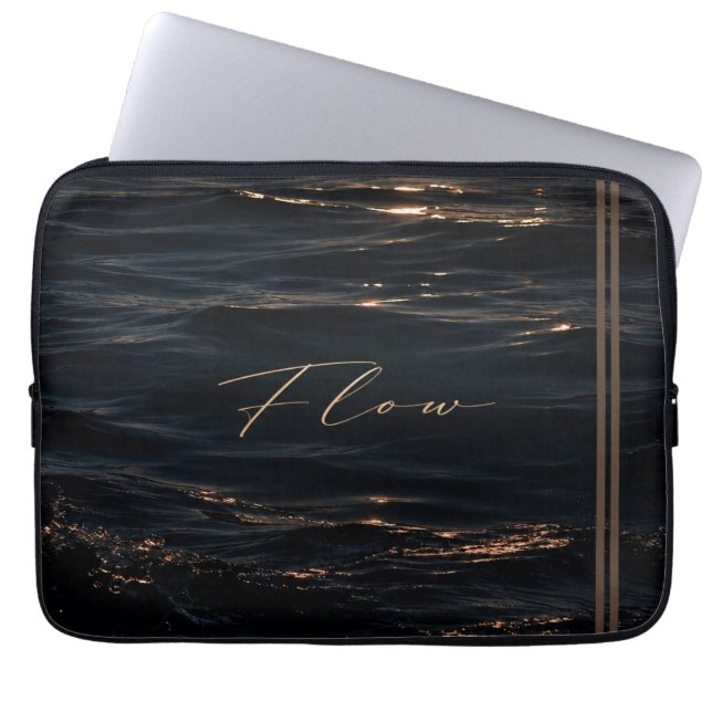 Flow - Deep Waters Laptop Sleeve (Front)