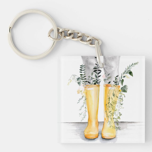 Flow & Grow I Keychain (Front)
