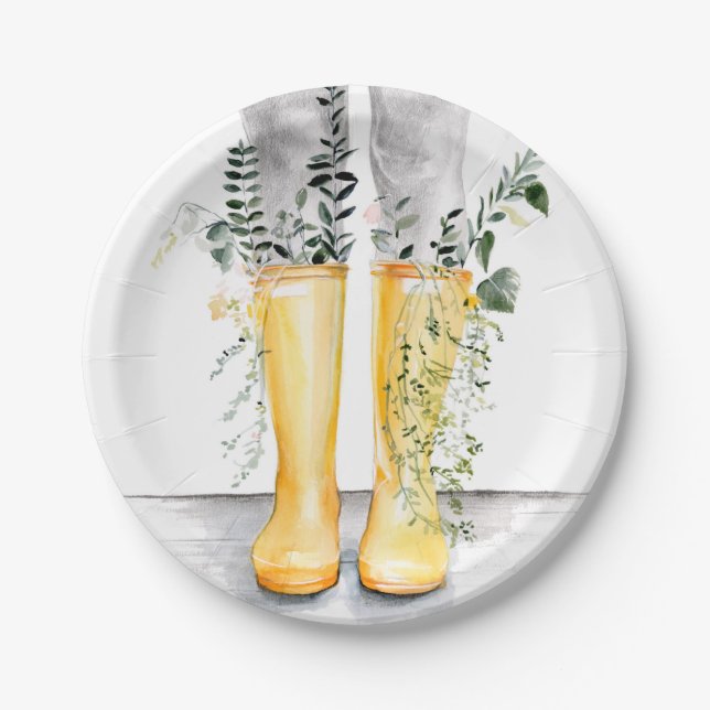 Flow & Grow I Paper Plates (Front)