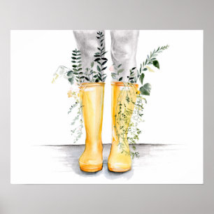 Flow & Grow I Poster