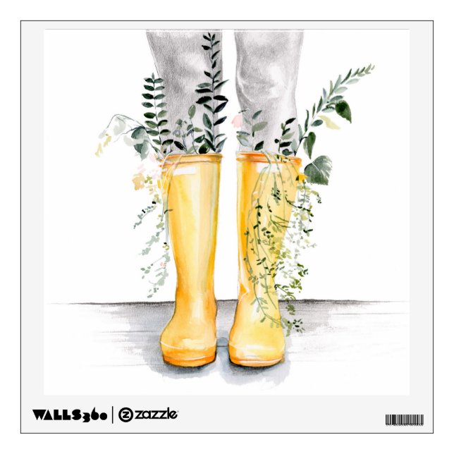 Flow & Grow I Wall Decal (Front)