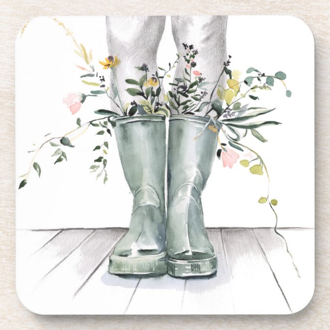 Flow & Grow II Beverage Coaster (Front)