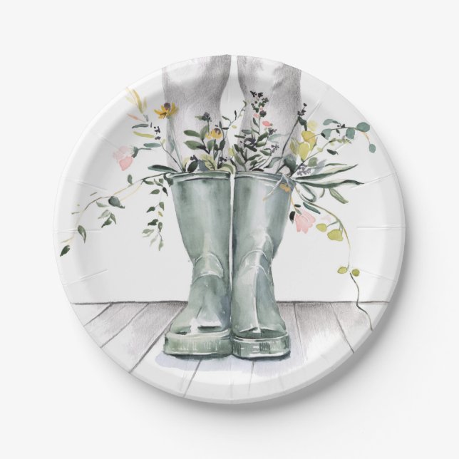 Flow & Grow II Paper Plates (Front)