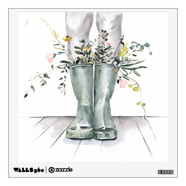 Flow & Grow II Wall Decal (Front)