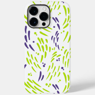 Flow in Lime Green and Purple Case-Mate iPhone 14 Pro Max Case
