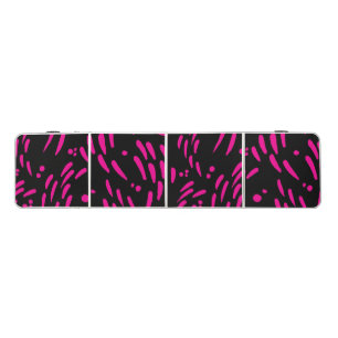 Flow in Magenta and Black Beer Pong Table