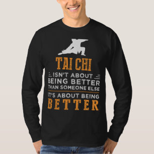 Flow into Humor and Self-Improvement with Tai Chi T-Shirt