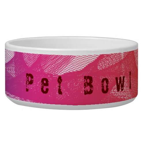 Flow lining Design  Ceramic Pet Bowl