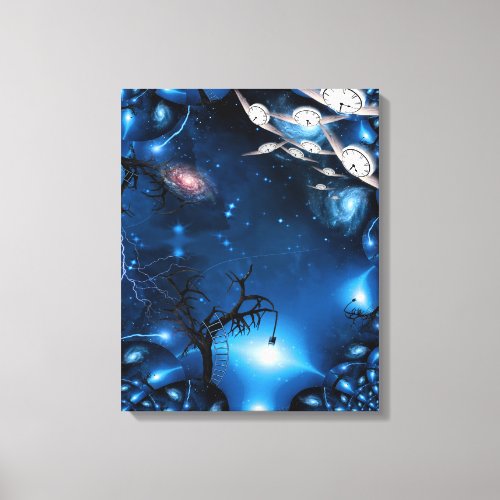 Flow of time canvas print