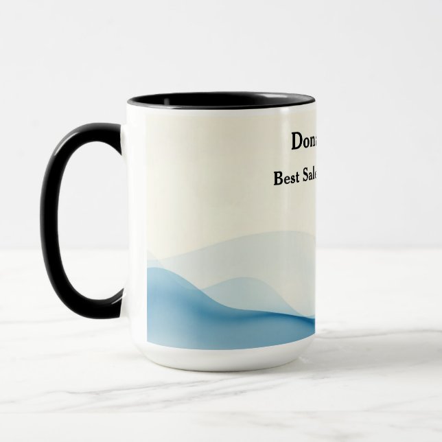 Flow State Modern Deep Work Personalized Mug (Left)