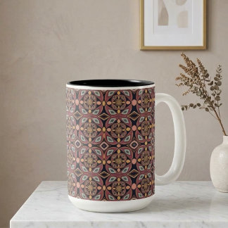 Flow Symmetry Two-Tone Coffee Mug
