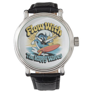 Flow With The Happy Waves Watch Face