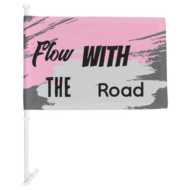 Flow with the Road  Car Flag  (Front)