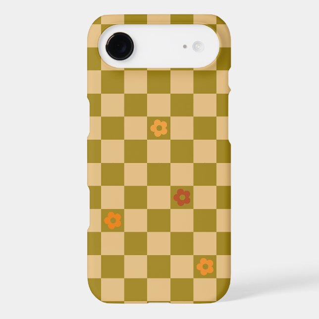 Flowe Checkered Pattern - No. 02 iPhone Case (Back)