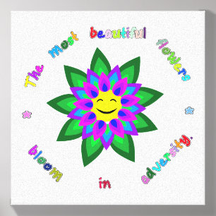 FLOWER 1 CANVAS PHOTO TILE