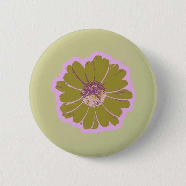 Flower #603 Logo Pinback Button (Front)
