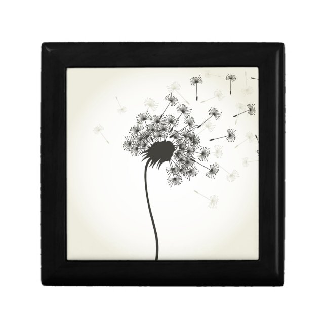 Flower a dandelion jewelry box (Front)