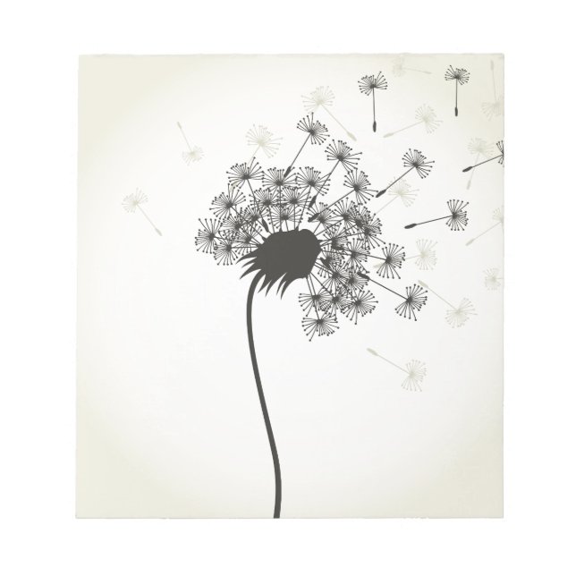 Flower a dandelion notepad (Front)